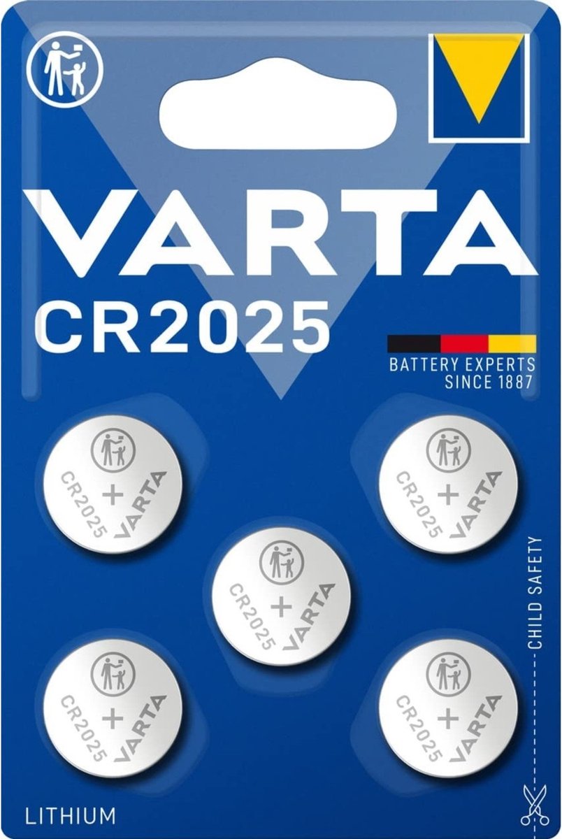 Varta CR2025 - 5 stuks - Varta