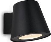 Lampe LED d'extérieur Brilo NEAPEL - 3645-015 - incl. GU10 - 4000K blanc neutre - 460 lm - noir - IP44 - 25000 heures - 9,5 x 11 x 14 cm
