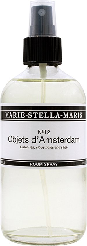 Marie-Stella-Maris Huisparfum - Objets d'Amsterdam - Frisse Geur - Kamerspray - Interieurparfum - 240 ml