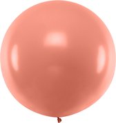 Reuzeballon 1 meter - rose goud metallic