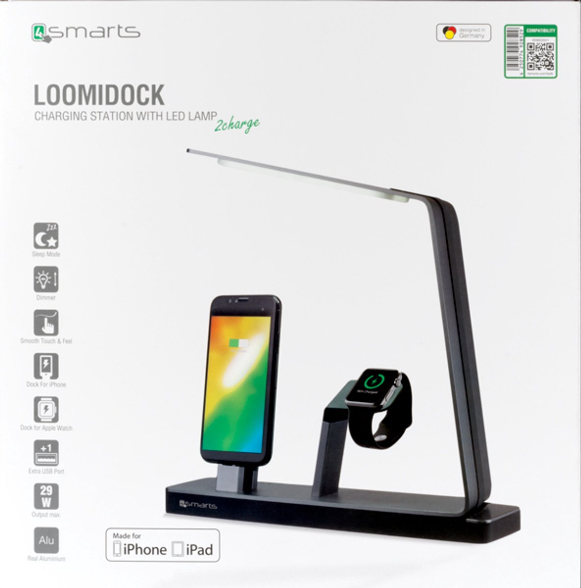 4Smarts LoomiDock Laadstation met LED-lamp