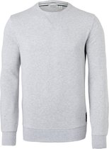 Björn Borg crew neck sweater - heren sweatshirt dik - lichtgrijs melange - Maat: L