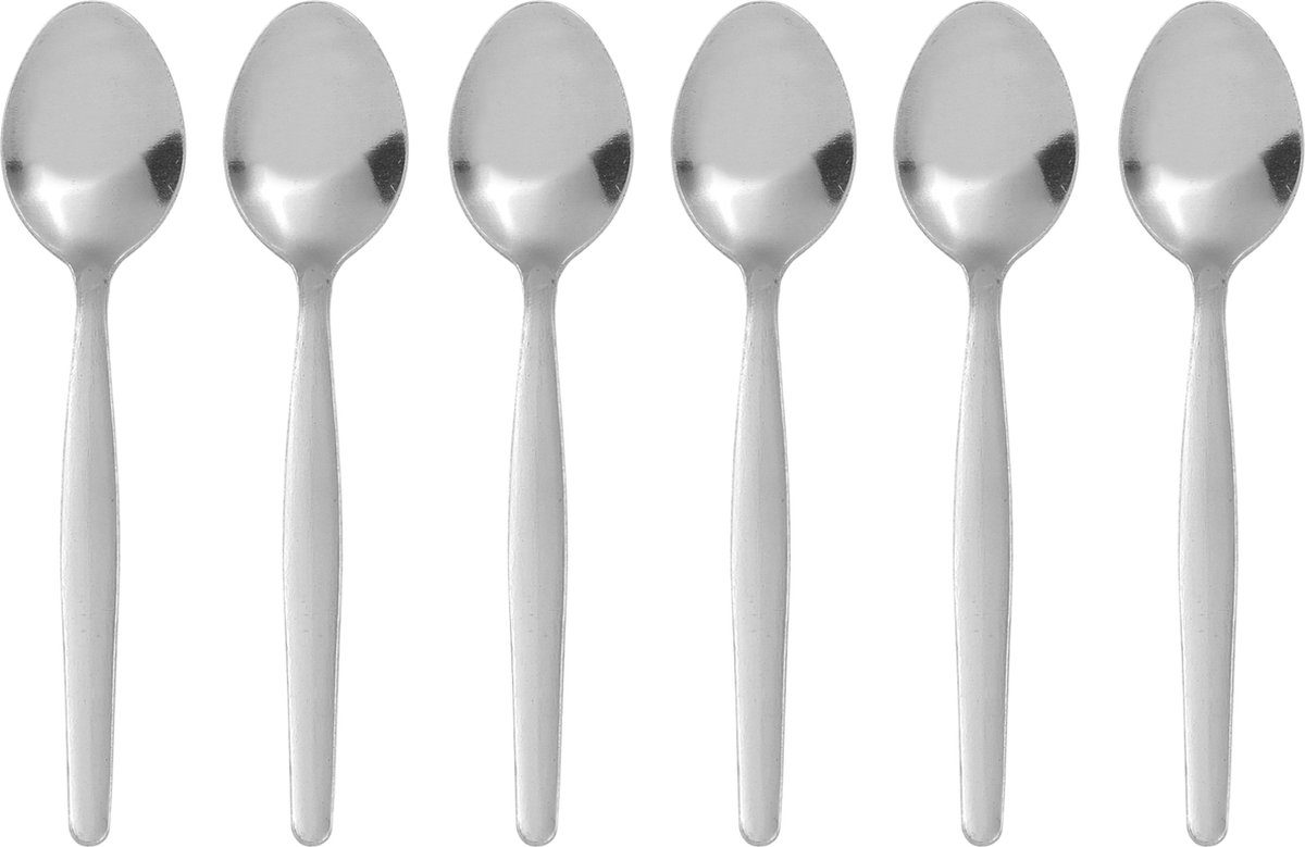 HENDI Koffielepels – Budget Line – Roestvast staal – Vaatwasmachinebestendig – 136 mm – 24 stuks op Prijzenvolger.com
