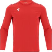 Macron Rigel Hero Voetbalshirt Lange Mouw Heren - Rood | Maat: 4XL