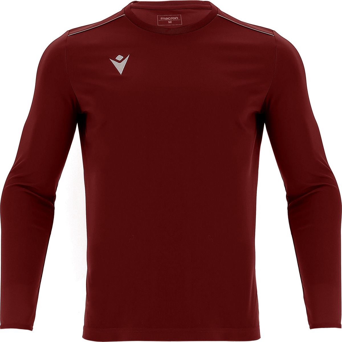 Macron Rigel Hero Voetbalshirt Lange Mouw Kinderen - Bordeaux | Maat: 140