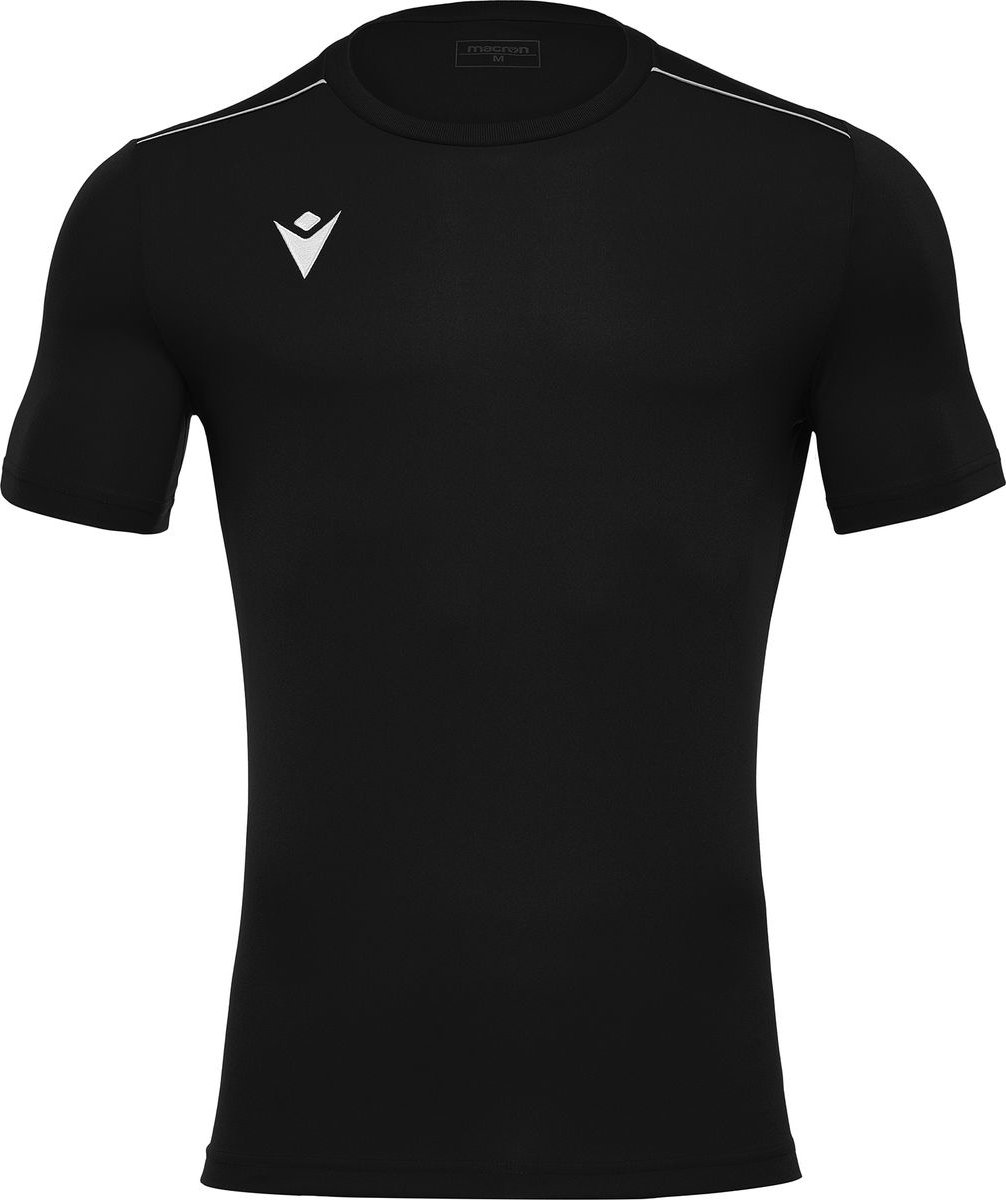 Macron Rigel Hero Shirt Korte Mouw Kinderen - Zwart | Maat: 140