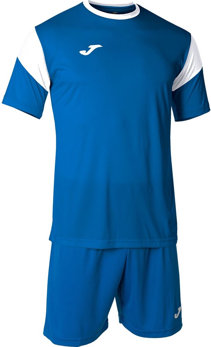 Joma Phoenix Voetbalset Korte Mouw Kinderen - Royal / Wit | Maat: 140