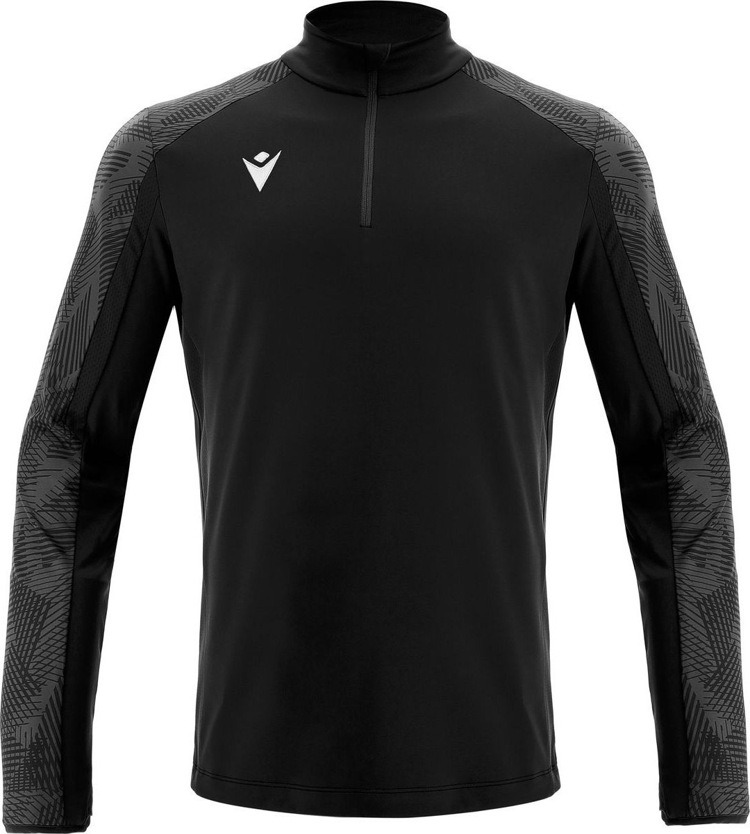 Macron Naryn Ziptop Kinderen - Zwart | Maat: 11-12 Y
