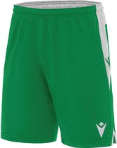 Macron Tempel Short Kinderen - Groen / Wit | Maat: 9-10 Y