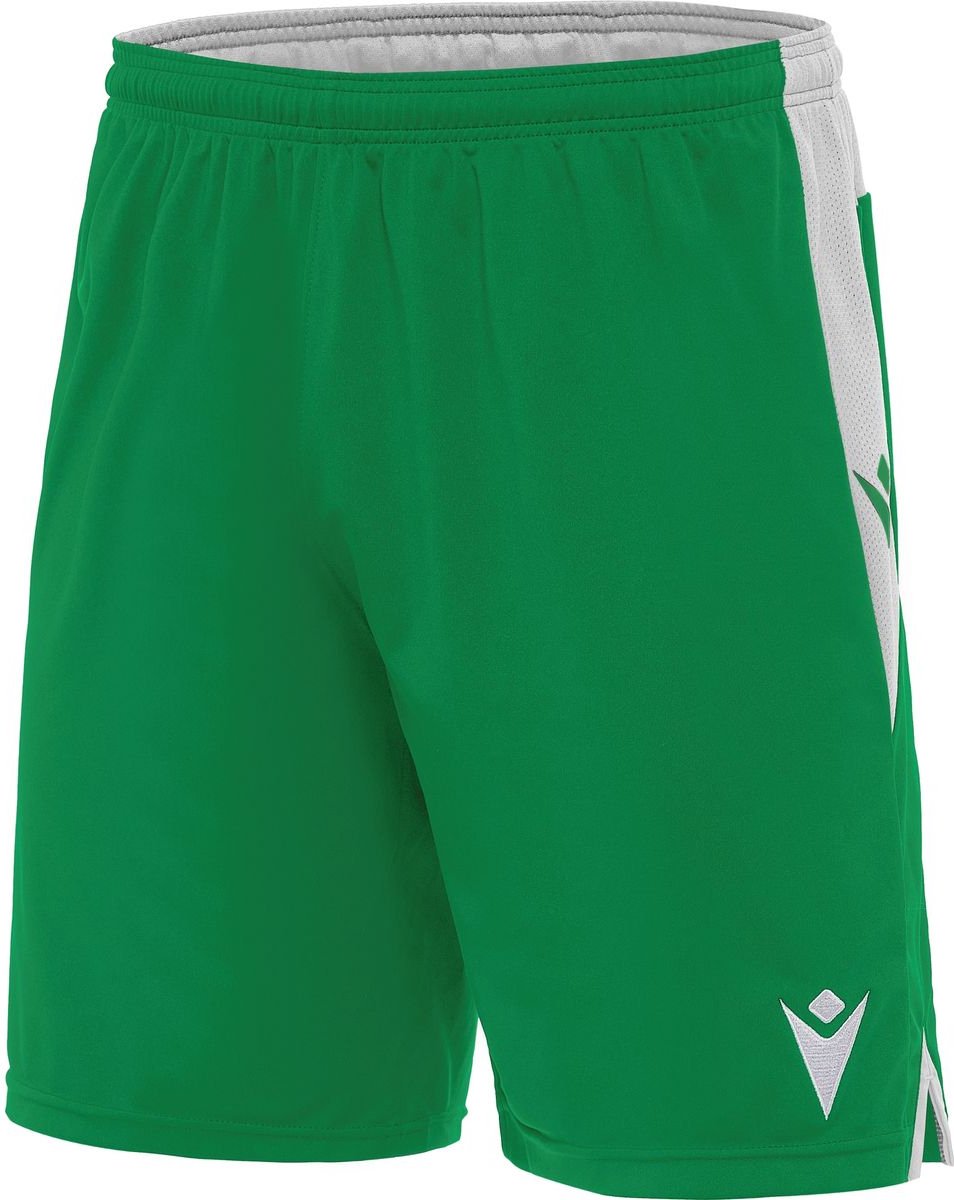 Macron Tempel Short Kinderen - Groen / Wit | Maat: 9-10 Y