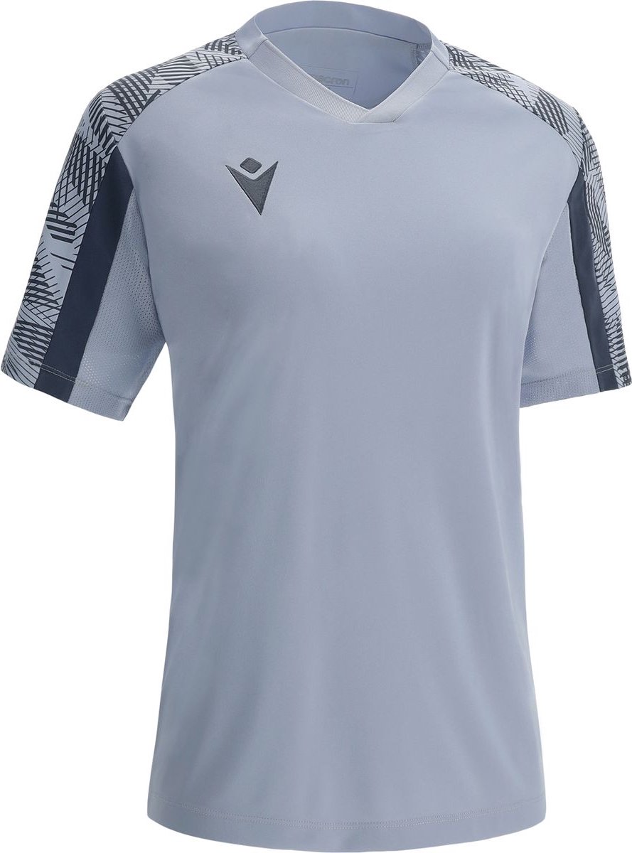 Macron Bellatrix Shirt Korte Mouw Dames - Zilver / Antraciet | Maat: M