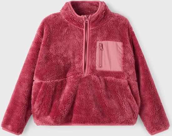 Name it sweater meisjes - roze - NKFosoft - maat 116