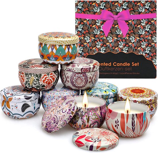 Sensual Journey Geurkaarsen Gift Box - Happy Scents
