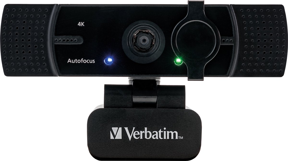 Ultra HD 4K Autofocus Webcam met Dubbele Microfoon