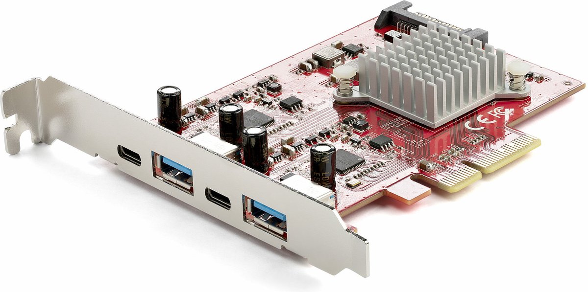 StarTech 4 poorts USB PCIe Kaart - 10Gbps 2x USB-C/2x USB-A