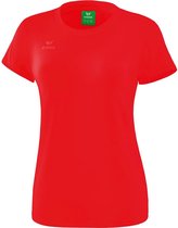 Erima Style T-Shirt Dames Rood Maat 38