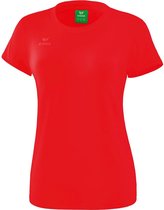 Erima Style T-Shirt Dames Rood Maat 36