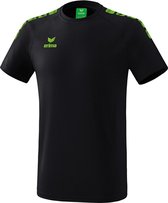 Erima Essential 5-C T-Shirt Kind Zwart-Groen Gecko Maat 116