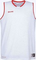 Spalding Move Basketbalshirt Heren - Wit / Rood | Maat: M