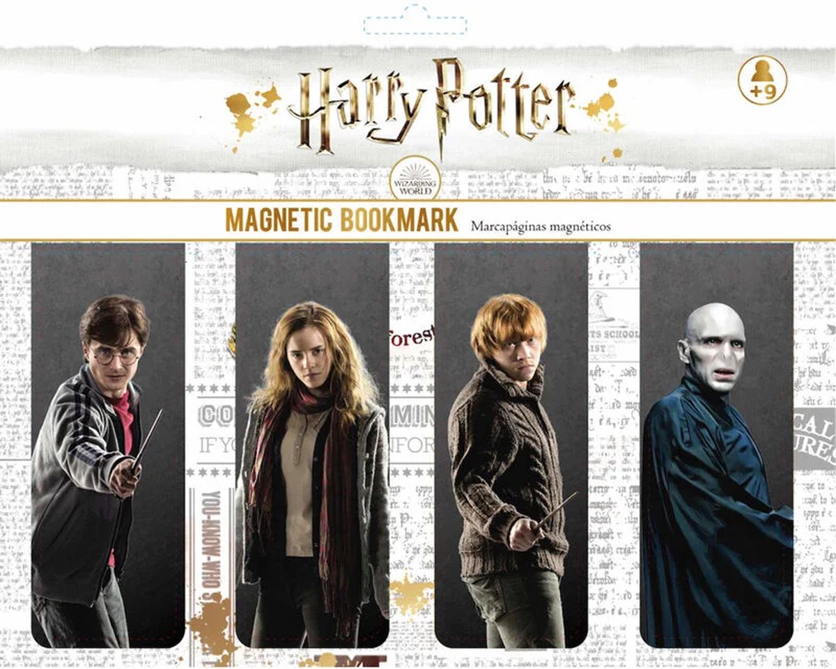 HARRY POTTER - Characters - Magnetic Bookmark Set