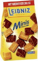 Leibniz Minis Choco met melkchocolade - 12 zakjes van 125 g