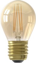 Ledvion E27 LED Lampen, 1W, 2100K, 50 Lumen, LED Lampen Value Pack, Gloeilamp Spotlight, Goudkleurig