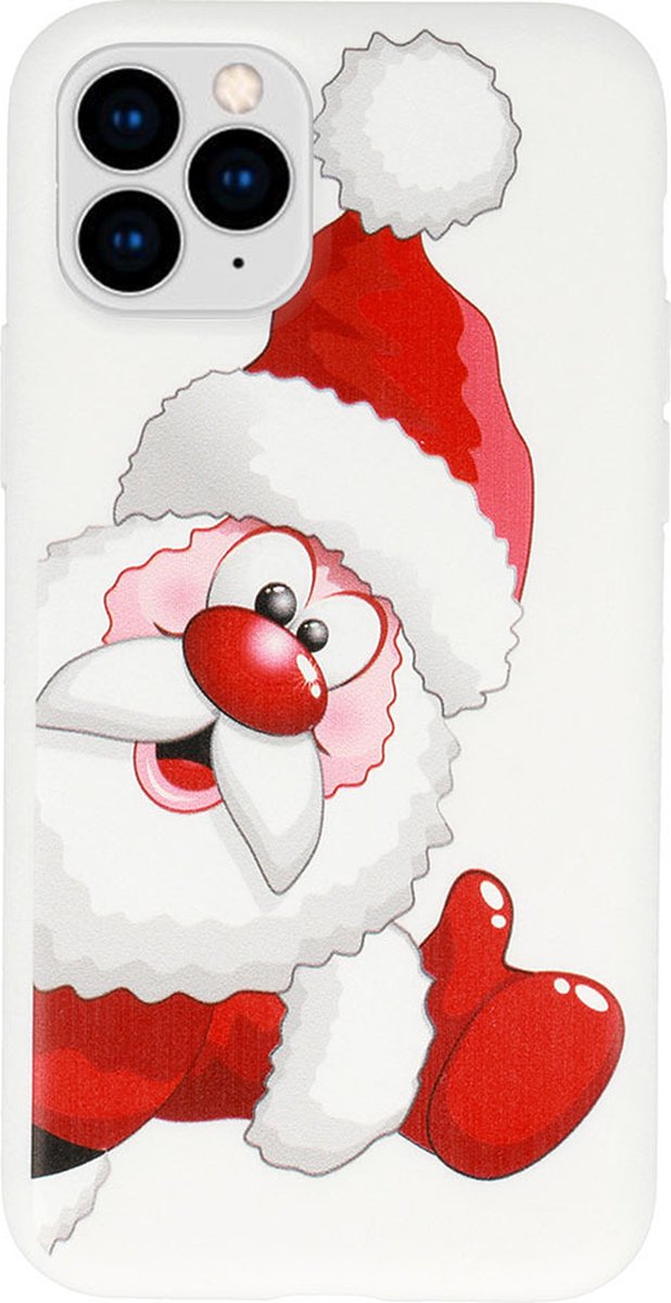 Kerst hoesje - Geschikt voor iPhone 13 Mini Hoesje Telefoonhoesje Kerstboom Christmas Tree POK043480