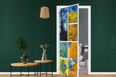 Deursticker Van Gogh - Collage - Oude Meesters - 80x205 cm - Deurposter