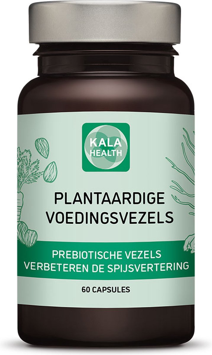 Goedkoopste Plantaardige voedingsvezels - 60 Capsules - Hoog kwalitatieve en goed onderzochte Sunfiber voedingsvezels - Kala Health