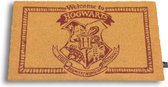 Harry Potter Deurmat Welcome To Hogwarts 43 x 72 cm Bruin