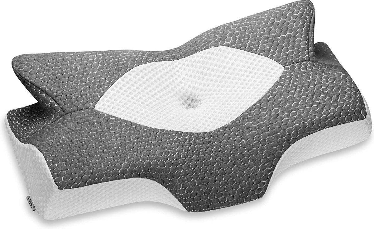 Elviros Cervicaal orthopedisch kussen van traagschuim - Nu 44% korting Elviros Cervicaal orthopedisch kussen van traagschuim - Nu 44% korting