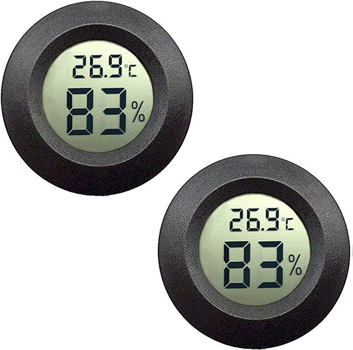 Kamerthermometer - Digitale Thermometer – Vochtigheidsmeter - Binnenthermometer
