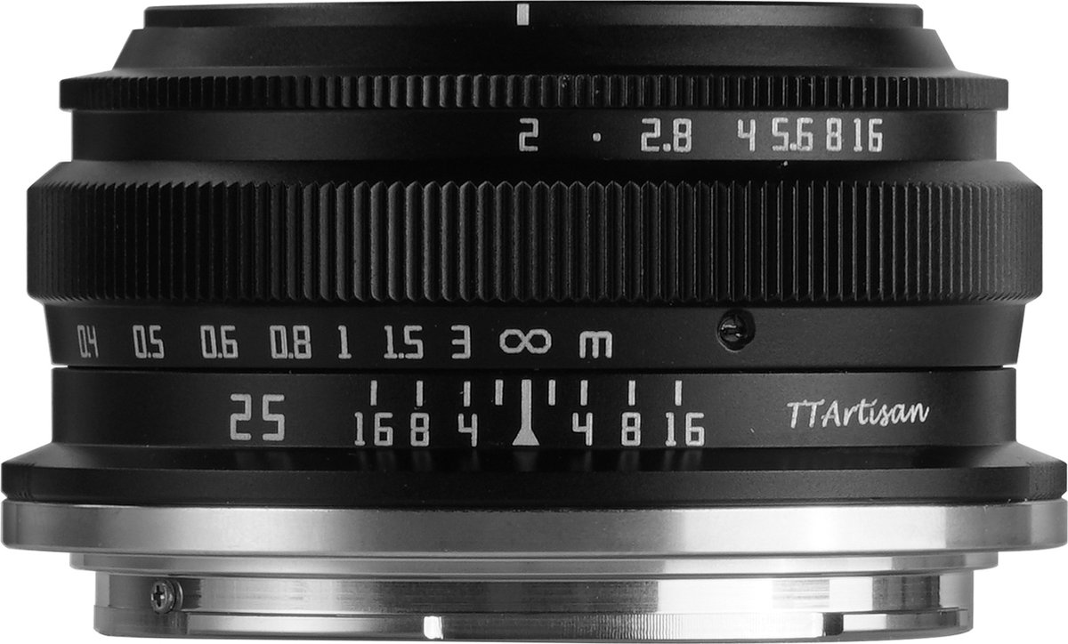 TT Artisan - Cameralens - APS-C 25mm F2 voor Nikon Z-vatting, zwart
