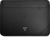Guess Saffiano Laptoptas voor o.a. Apple MacBook (16") - Zwart