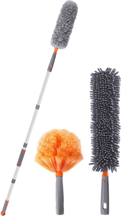 1 Jeu Plumeau Nettoyeur De Ventilateur De Plafond Fan Duster Pour