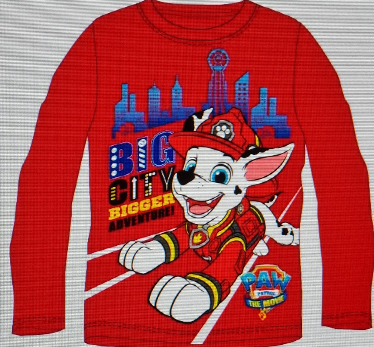 Paw Patrol T-shirt Rood Maat 98