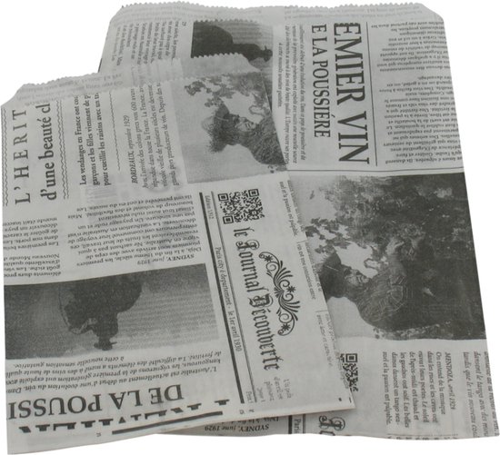 zak-fourniturenzak-papier-15x22cm-le-journal-1000-stuks