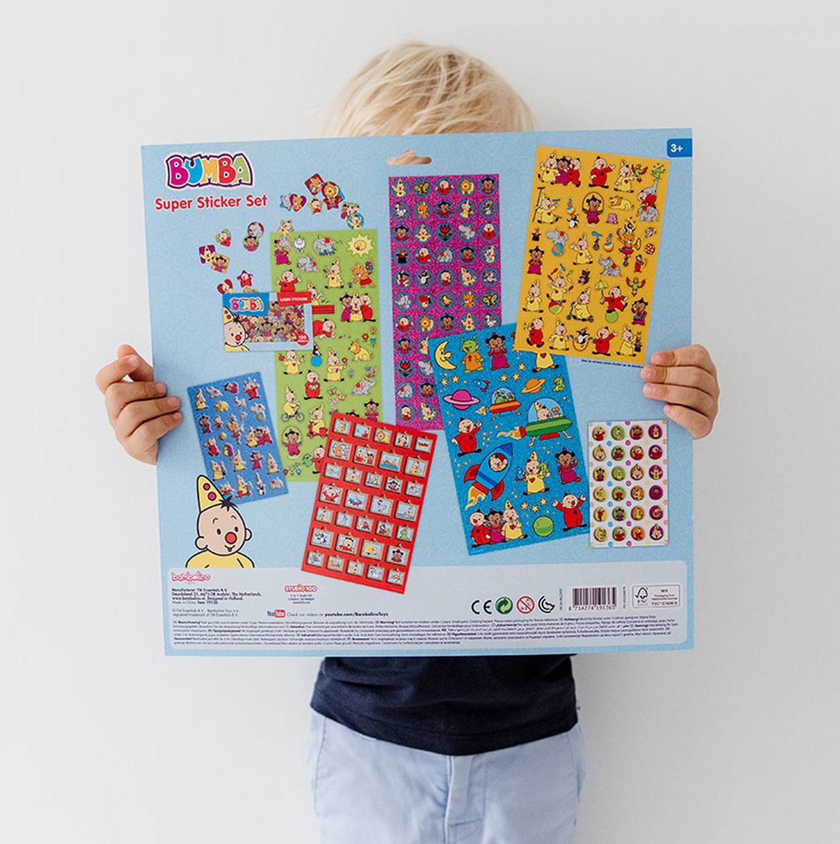 Bumba stickers Super stickerset XL - 7 stickervellen incl luxe 3D puffy en metallic stickers - vanaf 3 jaar - Studio 100 - Bambolino Toys — afbeelding 9