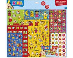 Bumba stickers Super stickerset XL - 7 stickervellen incl luxe 3D puffy en metallic stickers - vanaf 3 jaar - Studio 100 - Bambolino Toys