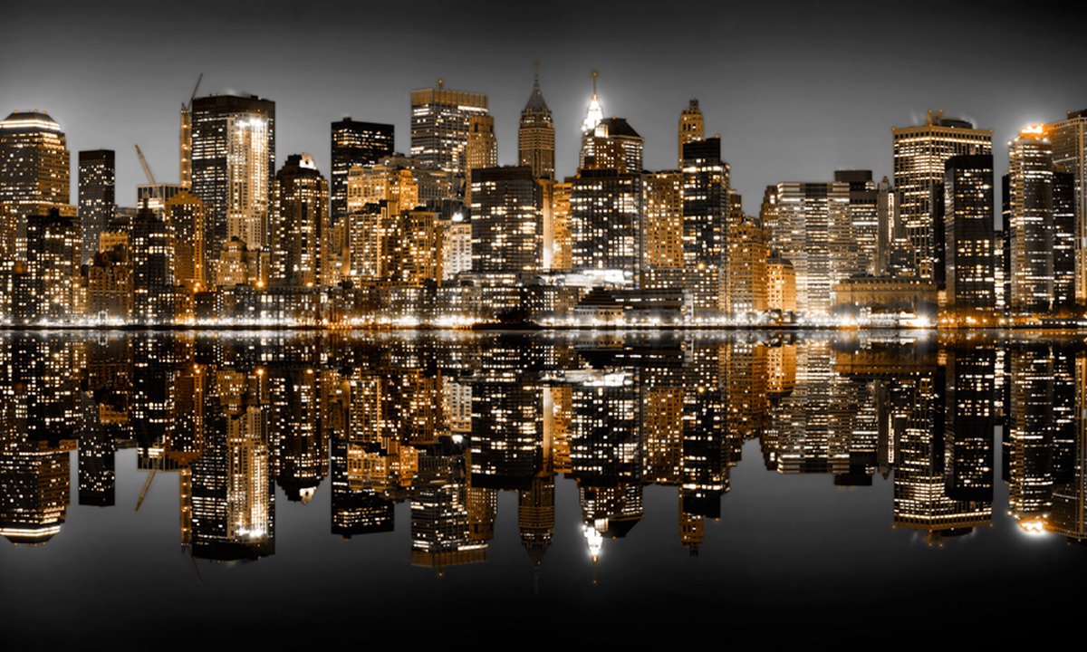 Fotobehang - American gold.