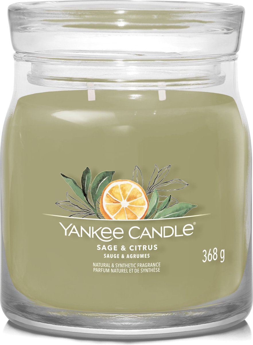 Yankee Candle Signature Yankee Candle Sage & Citrus Signature Medium Jar