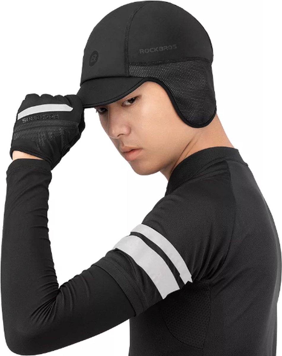Bikingbros grappige fietspet, polyester fietsmuts voor onder de helm, ademend en zweetabsorberend, one size