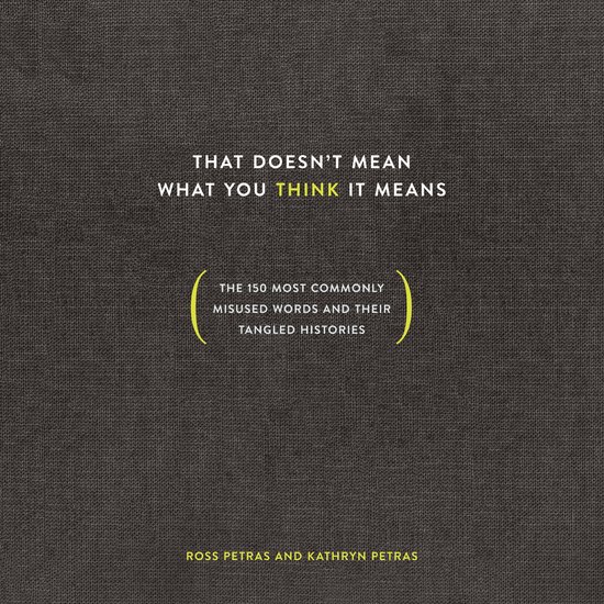 That Doesn't Mean What You Think It Means - cover