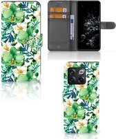 Coque Compatible avec OnePlus 10T Coque Orchidée Verte