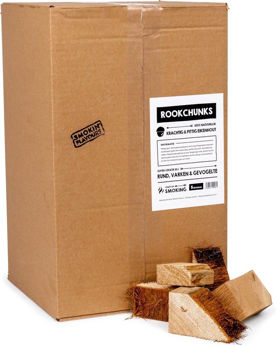 Smokin’ Flavours – Rookchunks eik 5kg