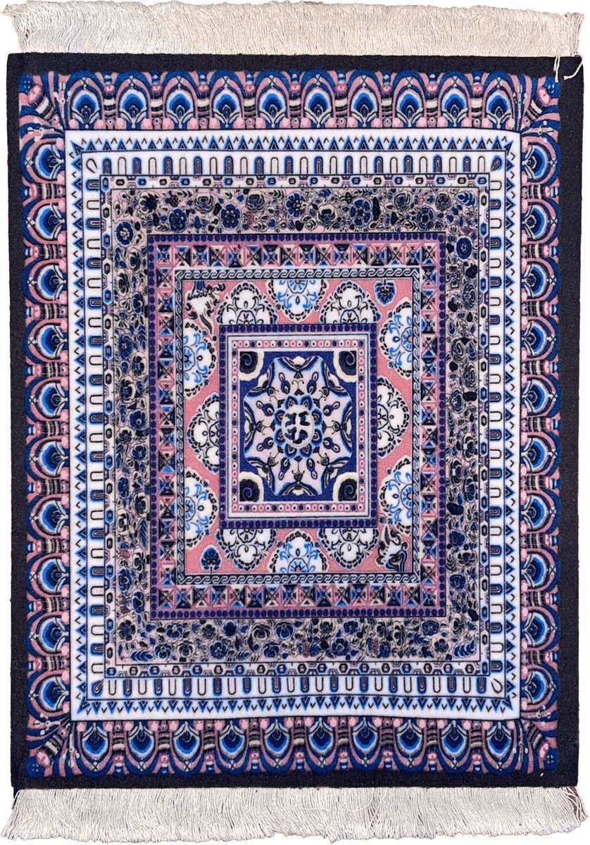 Bol.com MuisMaatje - Perzisch Tapijt Muismat - Type: Purple Code - Perzisch Muismatje - Zachte Muismat met touwtjes aanbieding