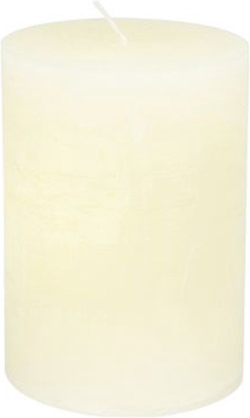 Stompkaars - off white - 10x15cm - parafine - set van 3