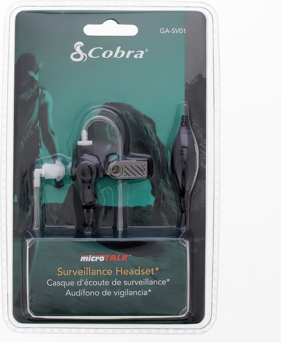 Cobra - GA-SV01 - Surveillance - Headset - Microfoon - Zwart