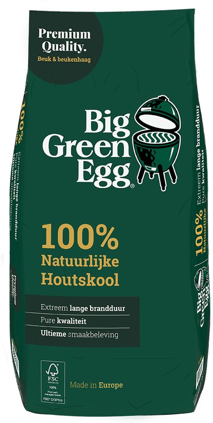 Big Green Egg Charcoal 100% Natural 9 kg cadeau geven