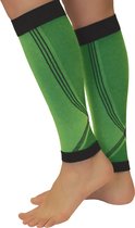 Beensleeve - Kuit Compressie - Calf Sleeves - Groen Smal (kuit 30-38cm) - H: 158-170cm